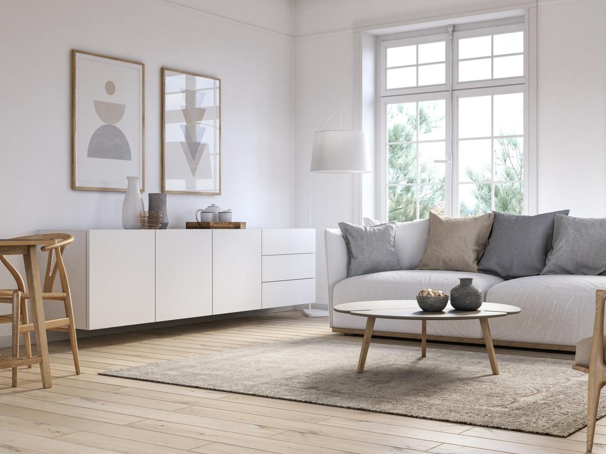 Möbelplaner für Hänegboards Weißes Hängeboard fürs Wohnzimmer